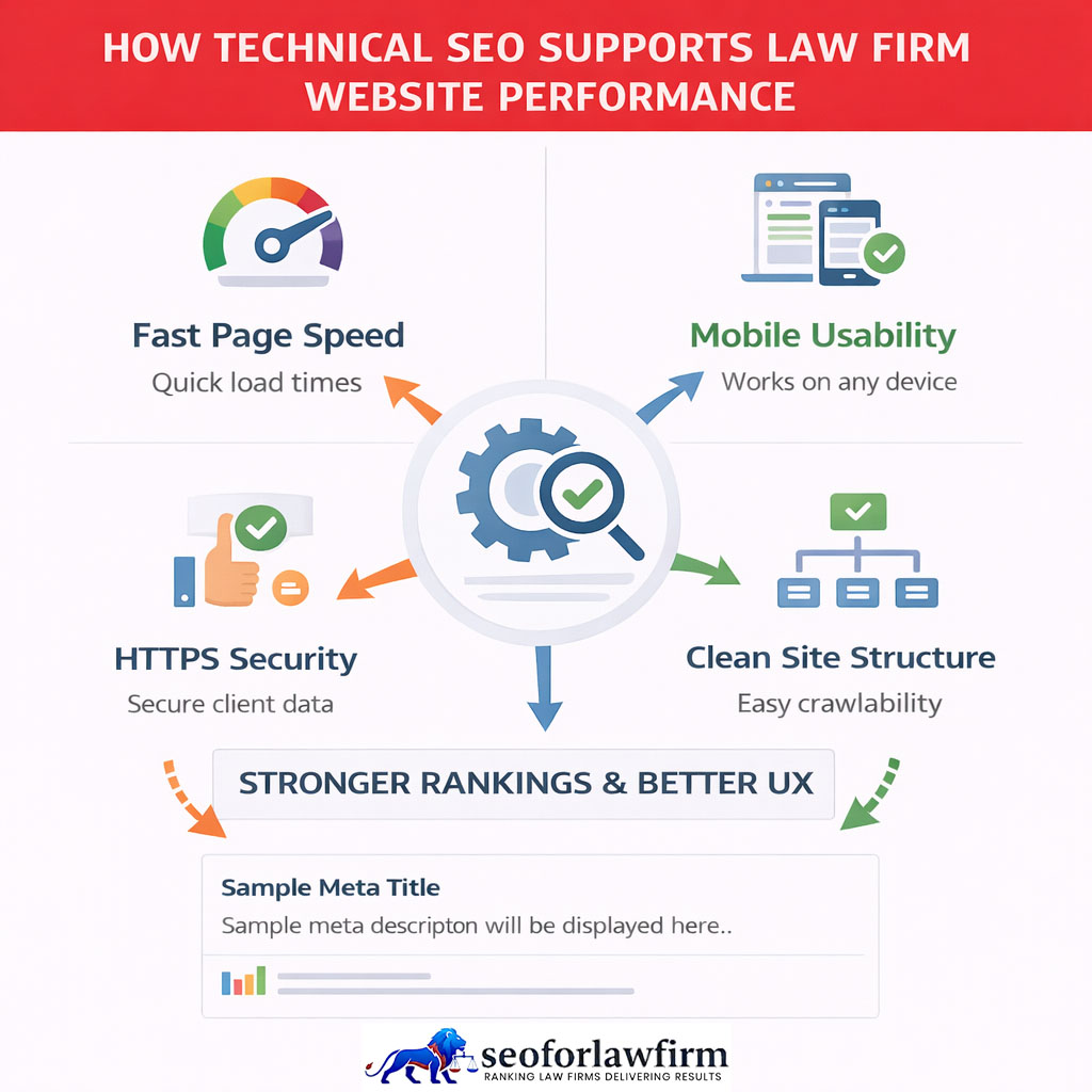 How technical seo supports law firm