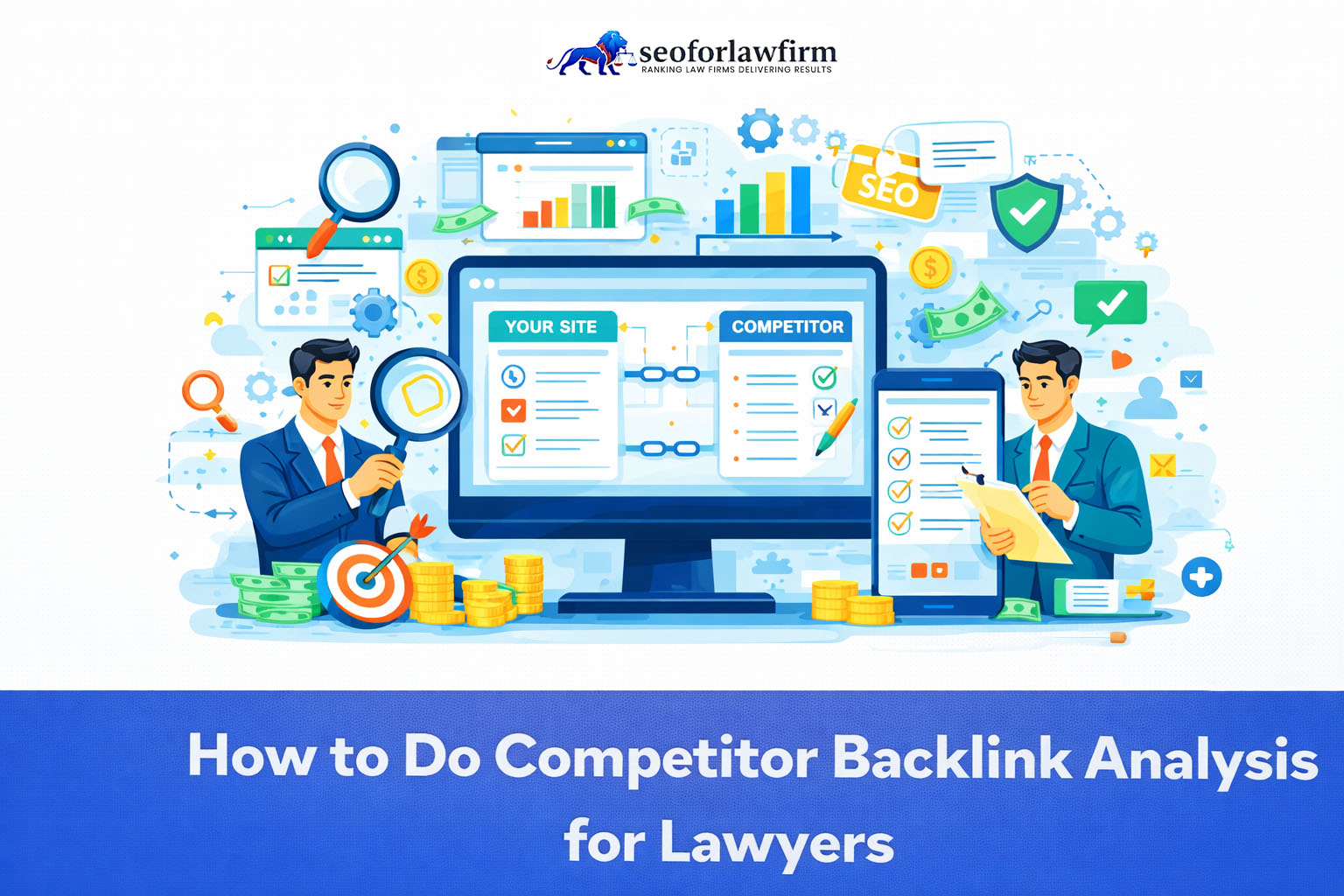 How lawyers can analyze competitor backlinks using tools to strengthen their link-building plans
