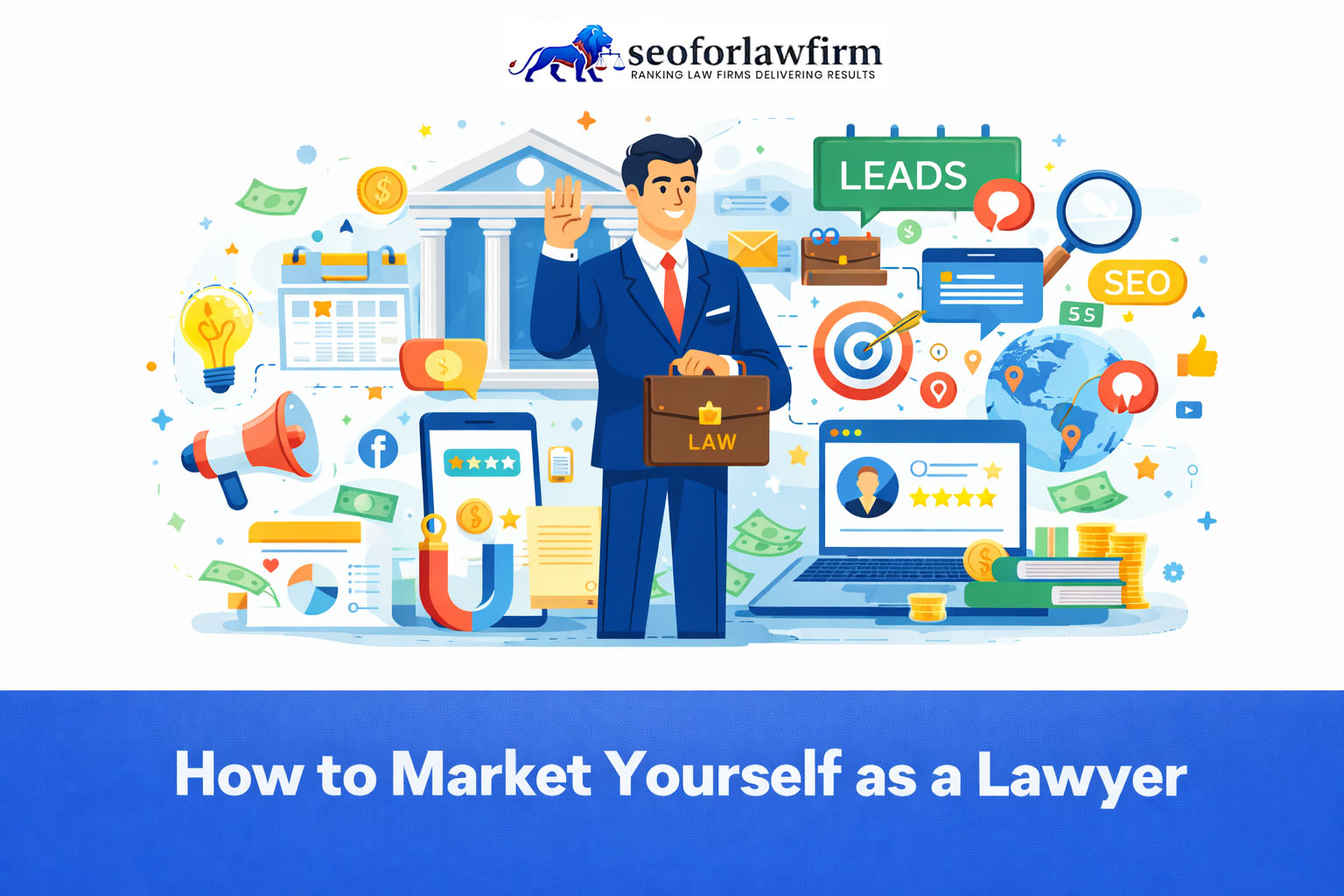 Learn actionable methods to market yourself as a lawyer using online channels and social media