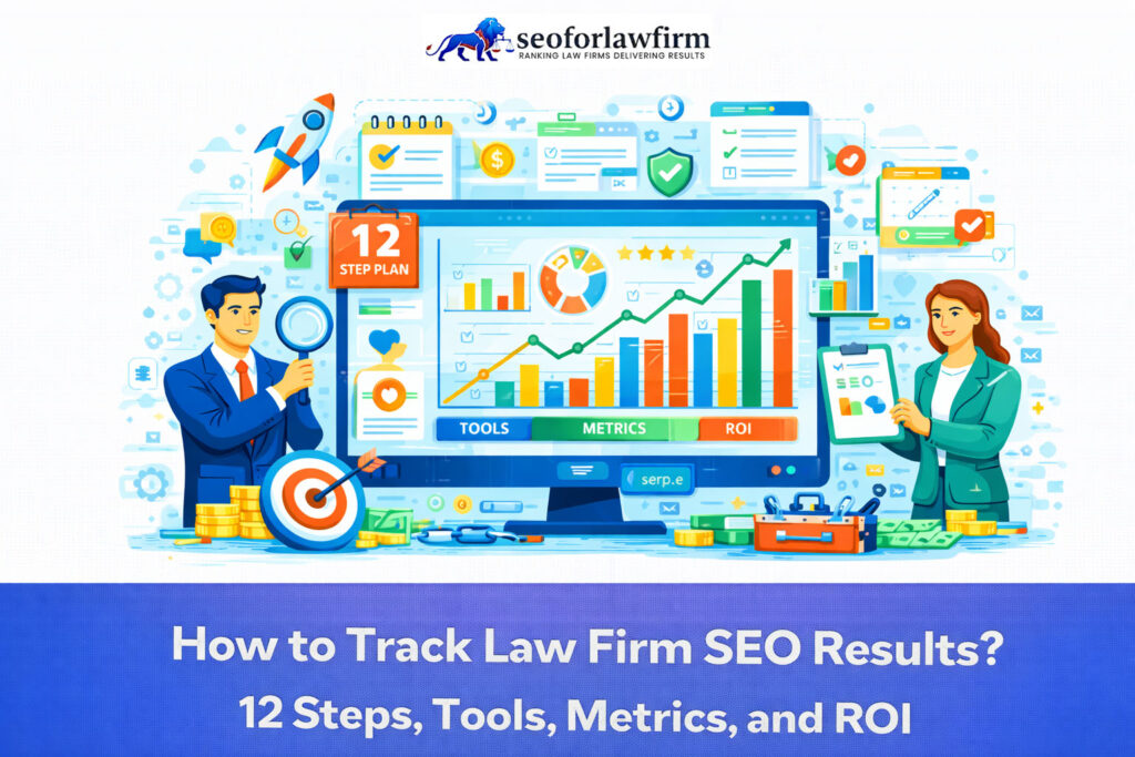 Recommended methods and tools to track SEO results, metrics, and ROI for law firms