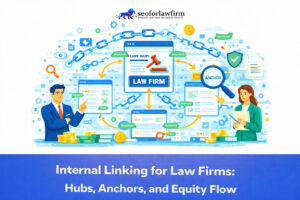 Explaining how internal linking supports law firm site structure and improves SEO equity