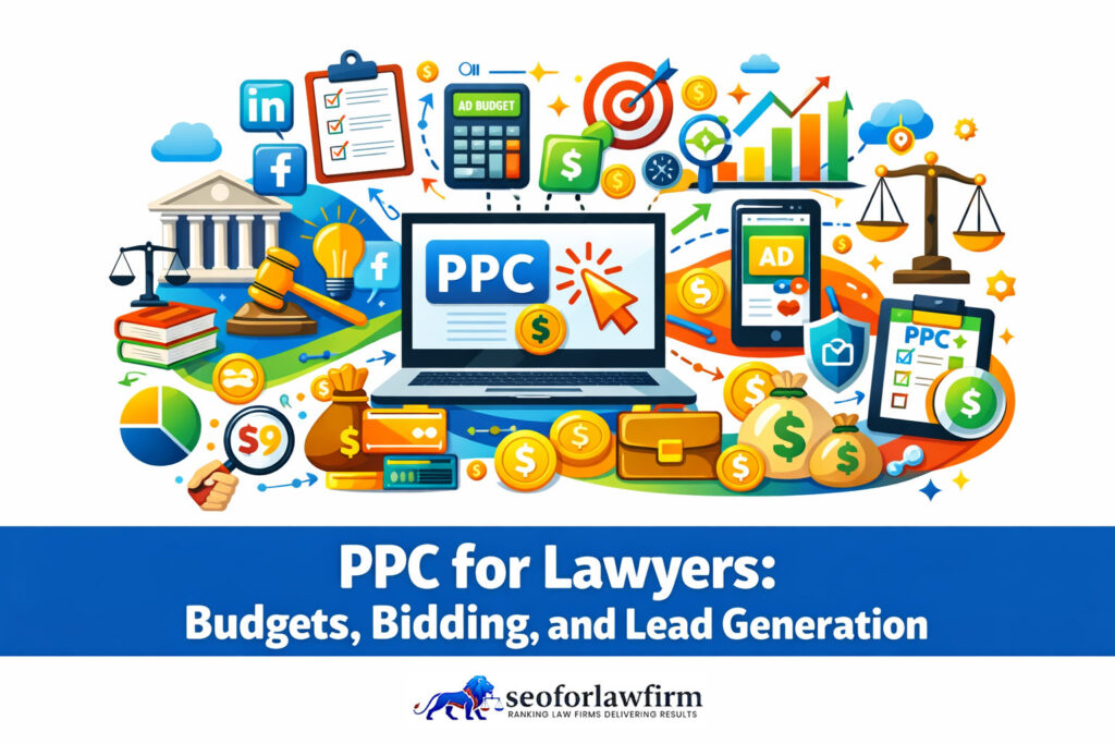 Learn how to structure PPC campaigns for lawyers including Google Ads budgeting and strategy
