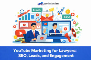 Strategies for lawyers to use YouTube marketing and video SEO to attract legal leads