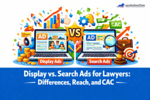 Evaluating whether display ads or search ads work best for law firm marketing goals
