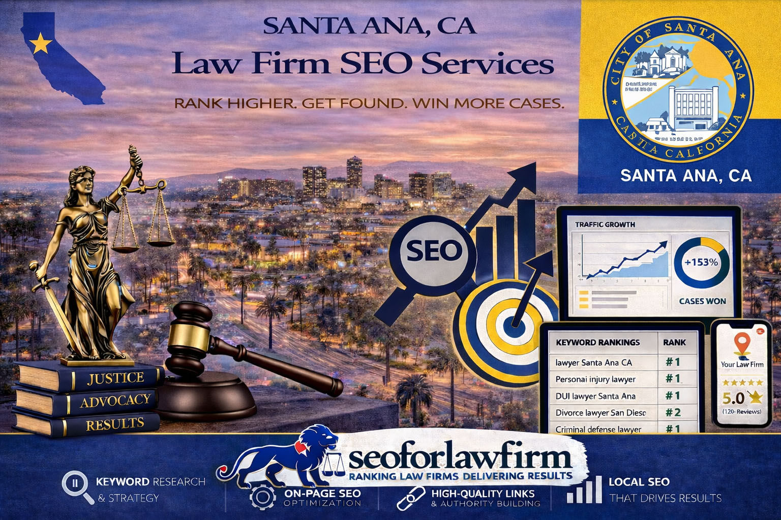 Santa Ana attorney SEO company—rank higher locally and convert visitors into clients