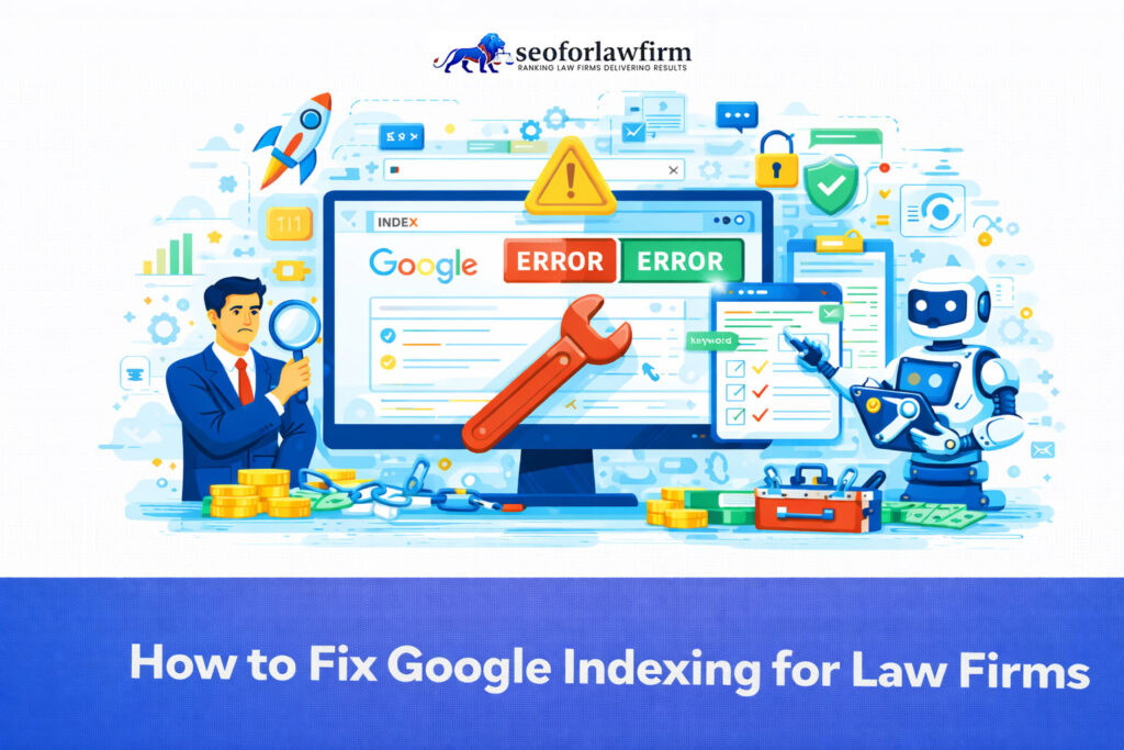 Checklist to ensure a lawyer website is properly indexed and ready for Google search
