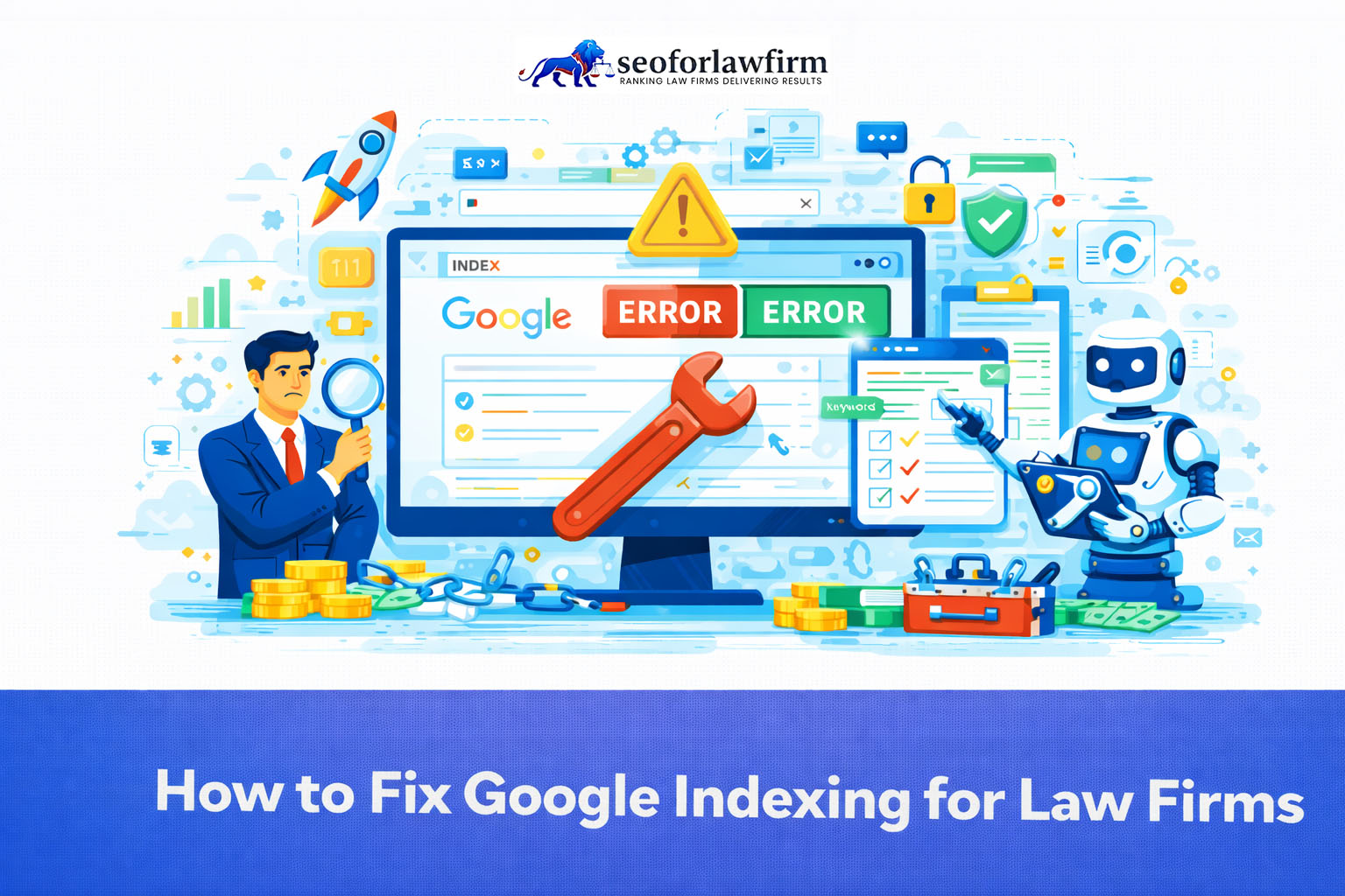 Checklist to ensure a lawyer website is properly indexed and ready for Google search