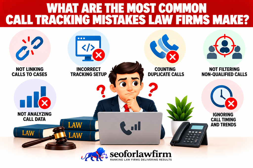 Common law firm call tracking mistakes that reduce accurate lead attribution